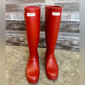 Womens Hunter Original Tall Boots, Size 8, Excellent Condition, Rainboots